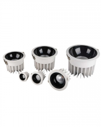 LED Professional Downlights Clear Glass